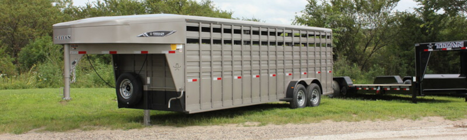 2024 Titan Trailers Livestock Standard for sale in Bunkhouse Trailers/Steve's Truck and Equipment, Scottsbluff, Nebraska